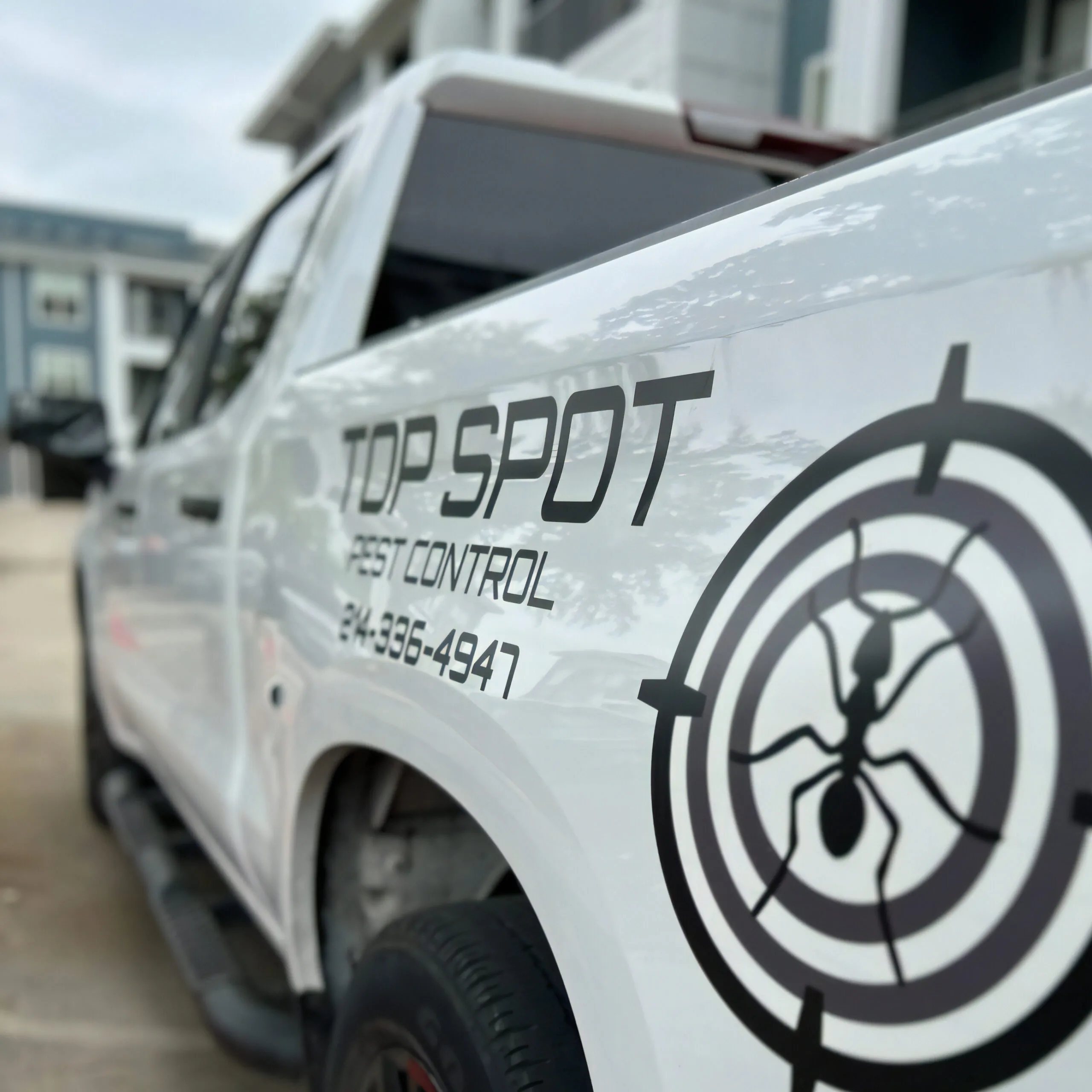 Top Spot Pest Control truck