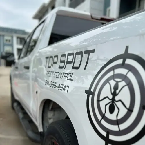 Top Spot Pest Control service truck